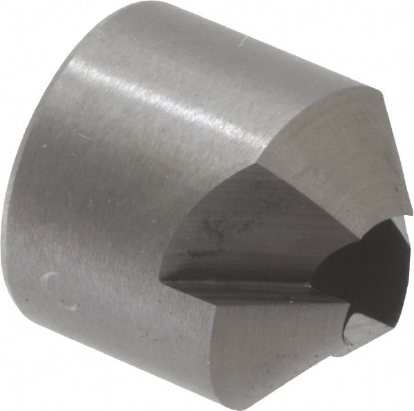 Made in USA - 5/8" Cutter Head Diam, 1/4" Pilot Hole Diam, Solid Carbide Reverse Countersink - USA Tool & Supply