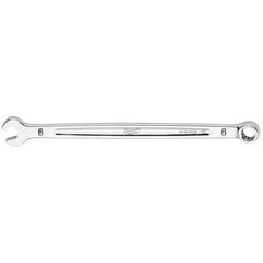 Combination Wrench: 6 mm Head Size Steel, Chrome-Plated