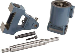 Vectrax - Right Angle Milling Head - Includes 1 Inch Arbor, Arbor Support for R8 Spindle, Horizontal Milling Attachment Including Right Angle Head and R8 in - R8 out - USA Tool & Supply