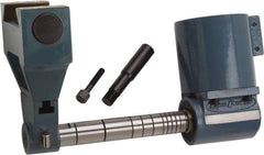 Vectrax - Right Angle Milling Head - R8 Spindle Taper, Compatible with GS 20 Series Manual Milling Machine, Includes 1 Inch Arbor, Arbor Support for NT40 Spindle, Horizontal Milling Attachment Including Right Angle Head and NT40 in - R8 out - USA Tool & Supply