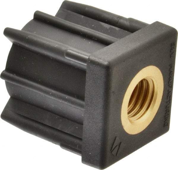 Gibraltar - 1-1/2" Tube, 5/8-11 Thread, 1,000 Lb Capacity, Square Tube End - 0.065" Tube Wall, 1-1/2" Square - USA Tool & Supply