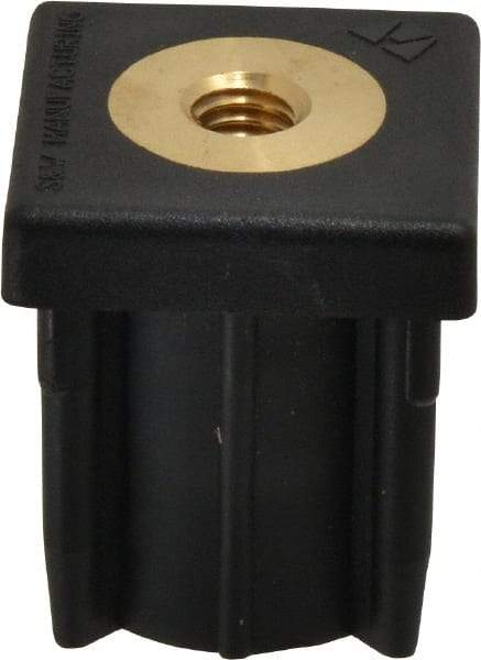 Gibraltar - 1-1/2" Tube, 3/8-16 Thread, 1,000 Lb Capacity, Square Tube End - 0.12" Tube Wall, 1-1/2" Square - USA Tool & Supply
