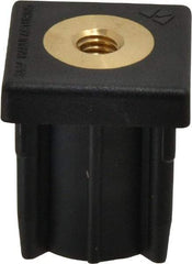 Gibraltar - 1-1/2" Tube, 3/8-16 Thread, 1,000 Lb Capacity, Square Tube End - 0.12" Tube Wall, 1-1/2" Square - USA Tool & Supply