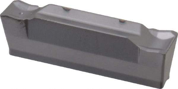 Iscar - DGN4003 C IC908 Grade, 0.1575" Cutting Width, Carbide Cutoff Insert - 0° Neutral Lead Angle, 0.0118" Cnr Rad, TiAlN Coated - USA Tool & Supply