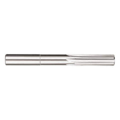 SGS - 5/32" Solid Carbide 4 Flute Chucking Reamer - Straight Flute, 5/32" Straight Shank, 2-1/2" OAL - USA Tool & Supply