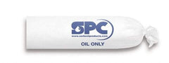 Brady SPC Sorbents - 12 Gal, 8' Long, 3" Diam, Polypropylene Sock - Oil Only - USA Tool & Supply