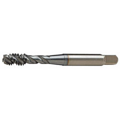 GTD - M6x1.00 Metric Coarse 3 Flute 6H Modified Bottoming Spiral Flute Tap - USA Tool & Supply