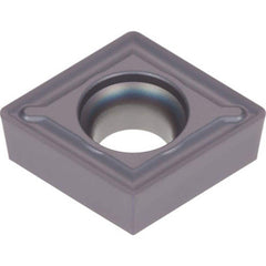 Turning Insert:  CCMT21.52-24 NS9530,  Cermet Uncoated Finish,  Neutral,  0.2560″ Long,  1/4″ Inscribed Circle,  0.0310″ Corner Radius,  N/A Diamond,  Series  CCMT