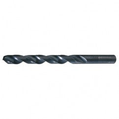#12 RHS / RHC HSS 135 Degree Split Point Heavy Duty Jobber Length Drill - Steam Oxide - USA Tool & Supply