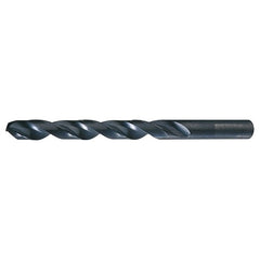 13/32 RHS / RHC HSS 135 Degree Split Point Heavy Duty Jobber Length Drill - Steam Oxide - Exact Industrial Supply