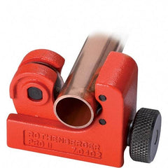 Rothenberger - 1/4" to 7/8" Pipe Capacity, Tube Cutter - Cuts Copper, 2-1/4" OAL - USA Tool & Supply