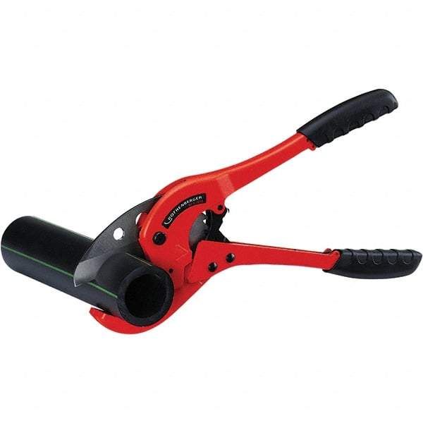 Rothenberger - 3" Pipe Capacity, Tube & Pipe Cutter - Cuts Plastic, PVC, CPVC, 19" OAL - USA Tool & Supply