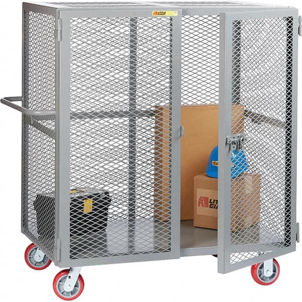 Little Giant - Lockers Type: Heavy Duty Mesh Security Cabinet Number of Tiers: 1 - USA Tool & Supply