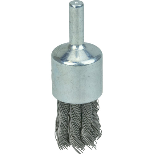 3/4″ Diameter - Knot Type Steel Wire End Brush - USA Tool & Supply