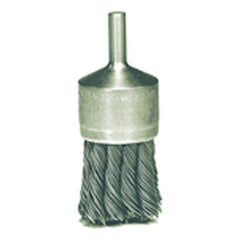 ‎1-1/8″ Knot Wire End Brush, .014″ Steel Fill, Retail Pack - USA Tool & Supply
