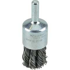 1/2″ Knot Wire End Brush, .0104″ Steel Fill - USA Tool & Supply