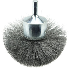 3″ Diameter - Steel Wire Flared End Brush - USA Tool & Supply