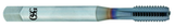 1-8 Dia. - H3 - 5 FL - VC10- TiCN - Bottoming - Straight Flute Tap - USA Tool & Supply