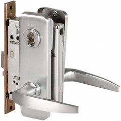 Best - Office Lever Lockset for 1-3/4" Thick Doors - USA Tool & Supply