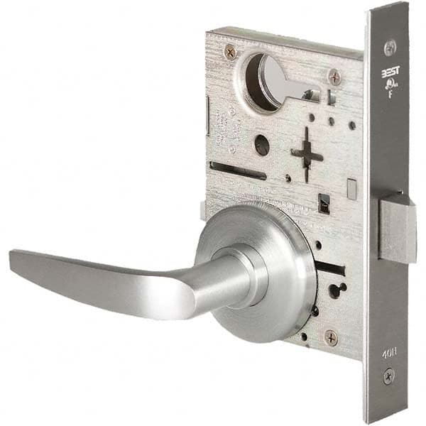 Best - Passage Lever Lockset for 1-3/4" Thick Doors - USA Tool & Supply