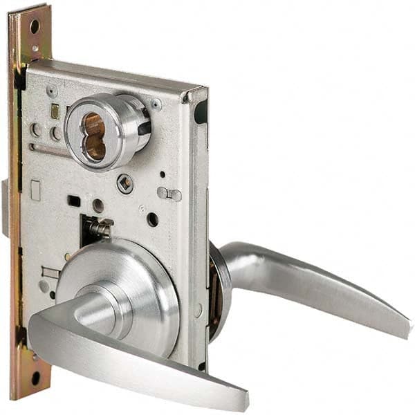 Best - Dormitory Lever Lockset for 1-3/4" Thick Doors - USA Tool & Supply