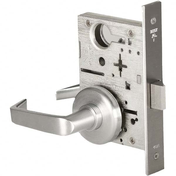 Best - Passage Lever Lockset for 1-3/4" Thick Doors - USA Tool & Supply