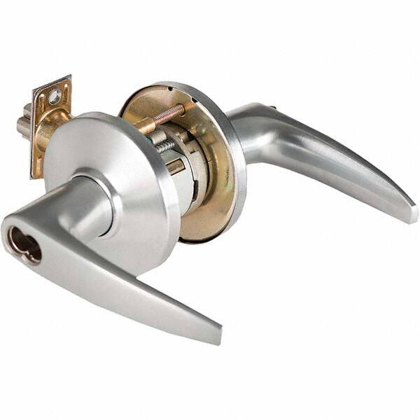 Best - Storeroom Lever Lockset for 1-3/4 to 2-1/4" Thick Doors - USA Tool & Supply