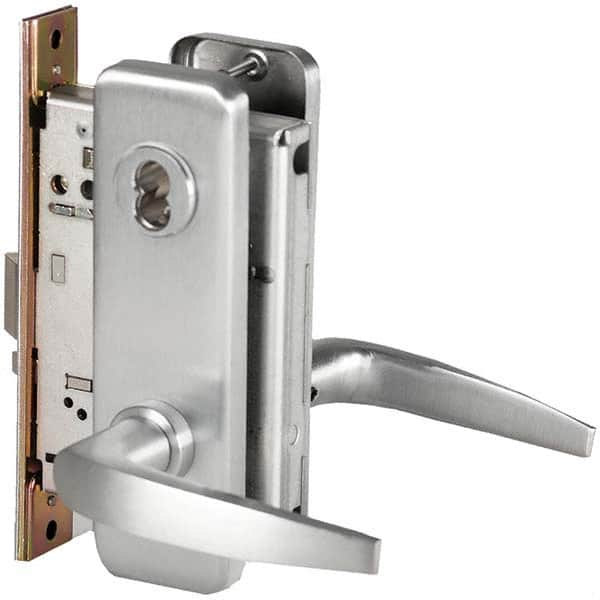 Best - Storeroom Lever Lockset for 1-3/4" Thick Doors - USA Tool & Supply