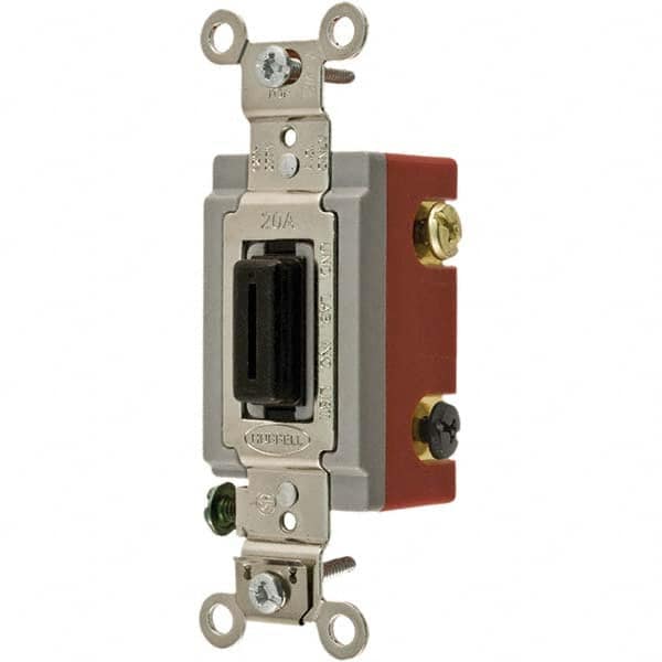 Bryant Electric - Key Switches Switch Type: 6 Tumbler Switch Sequence: On-Off - USA Tool & Supply