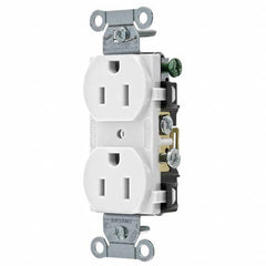 Bryant Electric - Straight Blade Receptacles Receptacle Type: Duplex Receptacle Grade: Commercial - USA Tool & Supply