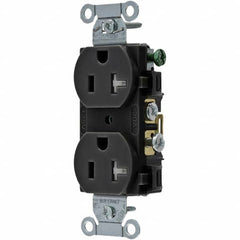 Bryant Electric - Straight Blade Receptacles Receptacle Type: Duplex Receptacle Grade: Commercial - USA Tool & Supply