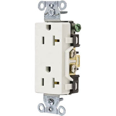 Bryant Electric - Straight Blade Receptacles Receptacle Type: Duplex Receptacle Grade: Commercial - USA Tool & Supply