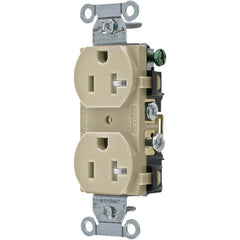 Bryant Electric - Straight Blade Receptacles Receptacle Type: Duplex Receptacle Grade: Commercial - USA Tool & Supply