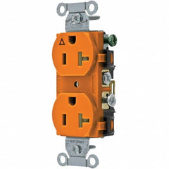 Bryant Electric - Straight Blade Receptacles Receptacle Type: Duplex Receptacle Grade: Commercial - USA Tool & Supply