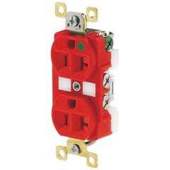 Bryant Electric - Straight Blade Receptacles Receptacle Type: Duplex Receptacle Grade: Hospital - USA Tool & Supply