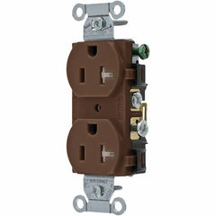 Bryant Electric - Straight Blade Receptacles Receptacle Type: Duplex Receptacle Grade: Commercial - USA Tool & Supply