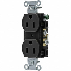 Bryant Electric - Straight Blade Receptacles Receptacle Type: Duplex Receptacle Grade: Commercial - USA Tool & Supply