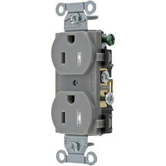 Bryant Electric - Straight Blade Receptacles Receptacle Type: Duplex Receptacle Grade: Commercial - USA Tool & Supply