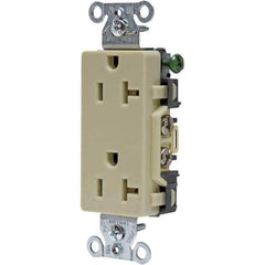 Bryant Electric - Straight Blade Receptacles Receptacle Type: Duplex Receptacle Grade: Commercial - USA Tool & Supply