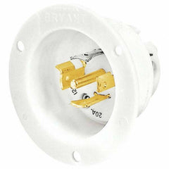 Bryant Electric - Twist Lock Plugs & Connectors Connector Type: Inlet Grade: Industrial - USA Tool & Supply