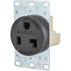Bryant Electric - Straight Blade Receptacles Receptacle Type: Single Receptacle Grade: Industrial - USA Tool & Supply