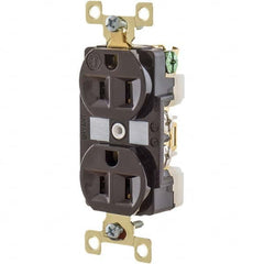 Bryant Electric - Straight Blade Receptacles Receptacle Type: Duplex Receptacle Grade: Industrial - USA Tool & Supply