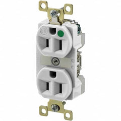 Bryant Electric - Straight Blade Receptacles Receptacle Type: Duplex Receptacle Grade: Hospital - USA Tool & Supply