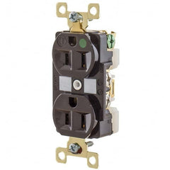 Bryant Electric - Straight Blade Receptacles Receptacle Type: Duplex Receptacle Grade: Hospital - USA Tool & Supply