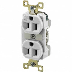 Bryant Electric - Straight Blade Receptacles Receptacle Type: Duplex Receptacle Grade: Industrial - USA Tool & Supply