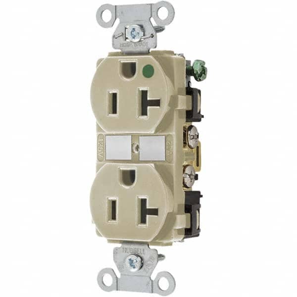Bryant Electric - Straight Blade Receptacles Receptacle Type: Duplex Receptacle Grade: Hospital - USA Tool & Supply