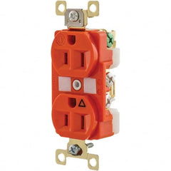 Bryant Electric - Straight Blade Receptacles Receptacle Type: Duplex Receptacle Grade: Industrial - USA Tool & Supply