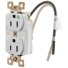 Bryant Electric - Straight Blade Receptacles Receptacle Type: Duplex Receptacle Grade: Hospital - USA Tool & Supply