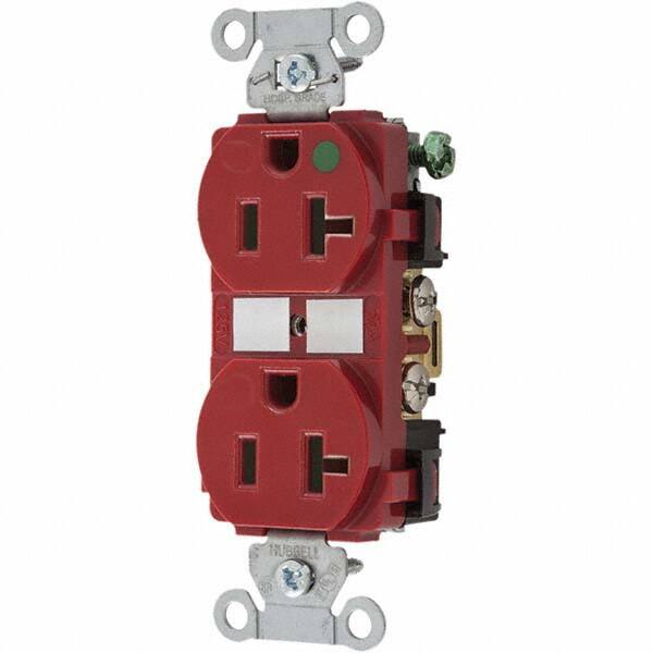 Bryant Electric - Straight Blade Receptacles Receptacle Type: Duplex Receptacle Grade: Hospital - USA Tool & Supply