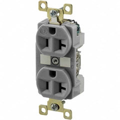 Bryant Electric - Straight Blade Receptacles Receptacle Type: Duplex Receptacle Grade: Industrial - USA Tool & Supply